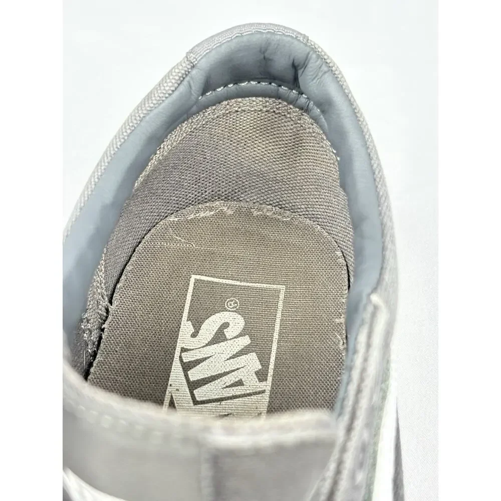 Vans Old Skool Off The Wall Sneakers Mens Sz US 8 Gray Canvas Skate Shoes 500714